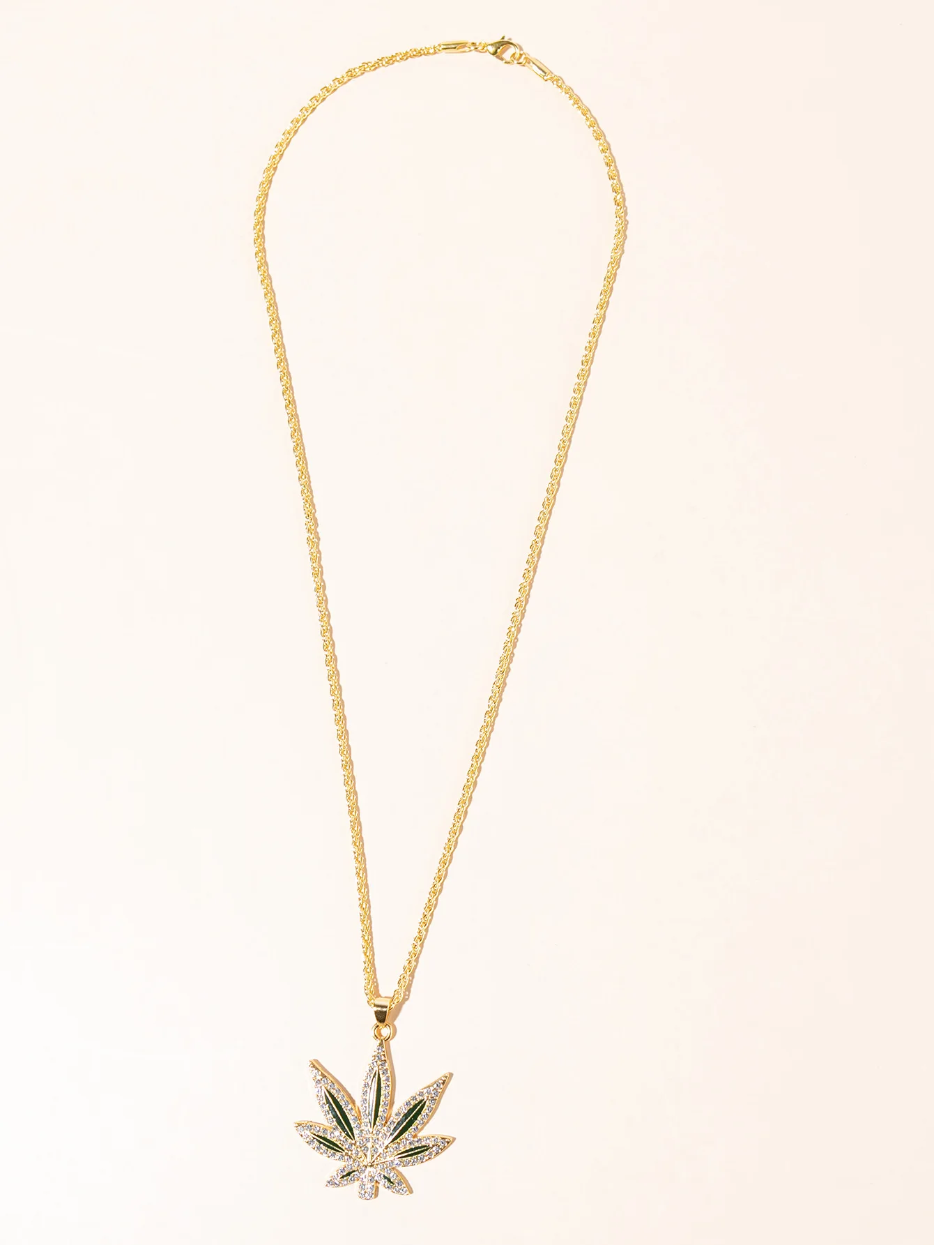 Ожерелье с подвеской в виде листа в Корейском стиле, ожерелье, цепочка, ювелирные изделия