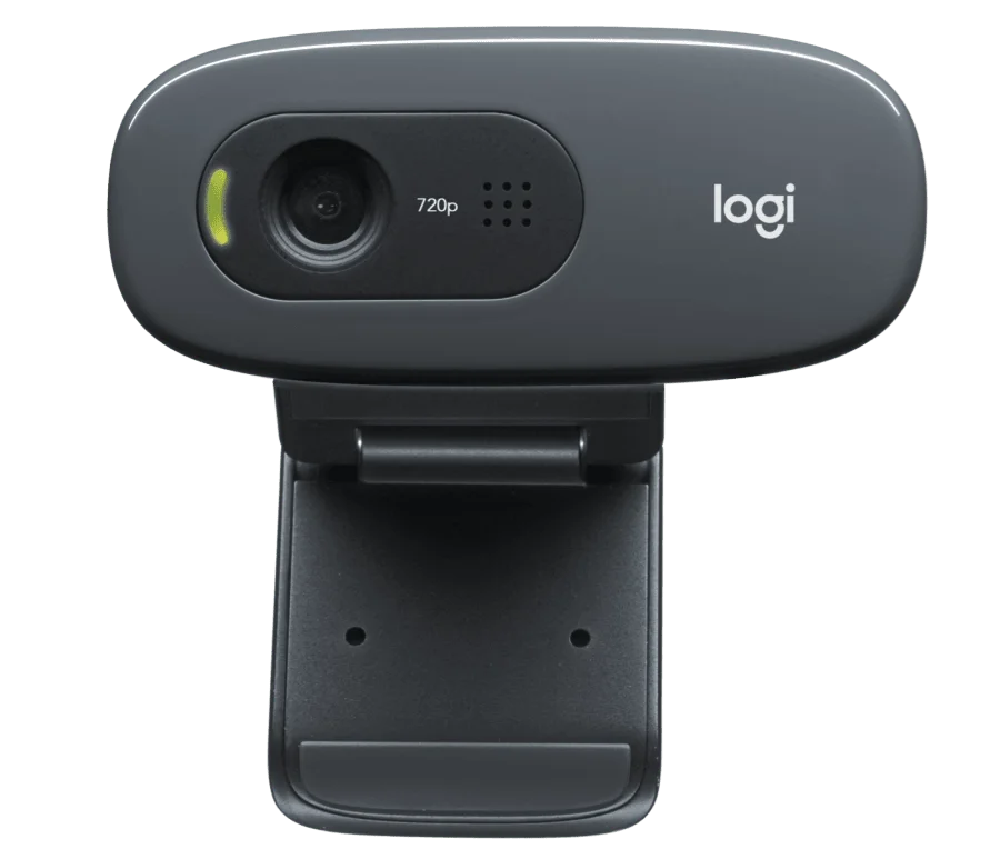 Original Logitech C270 Fixed Focus Built-in Microphone 720p HD Webcam