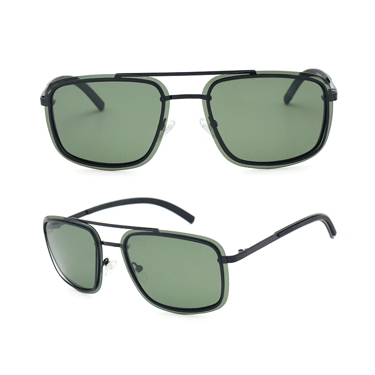 High Quality Metal Pilot Aviation Sunglasses Retro Driving Sun Glasses for Man