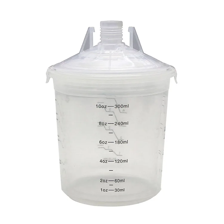 
600ml disposable car spray gun auto spray calibrated painting cups 