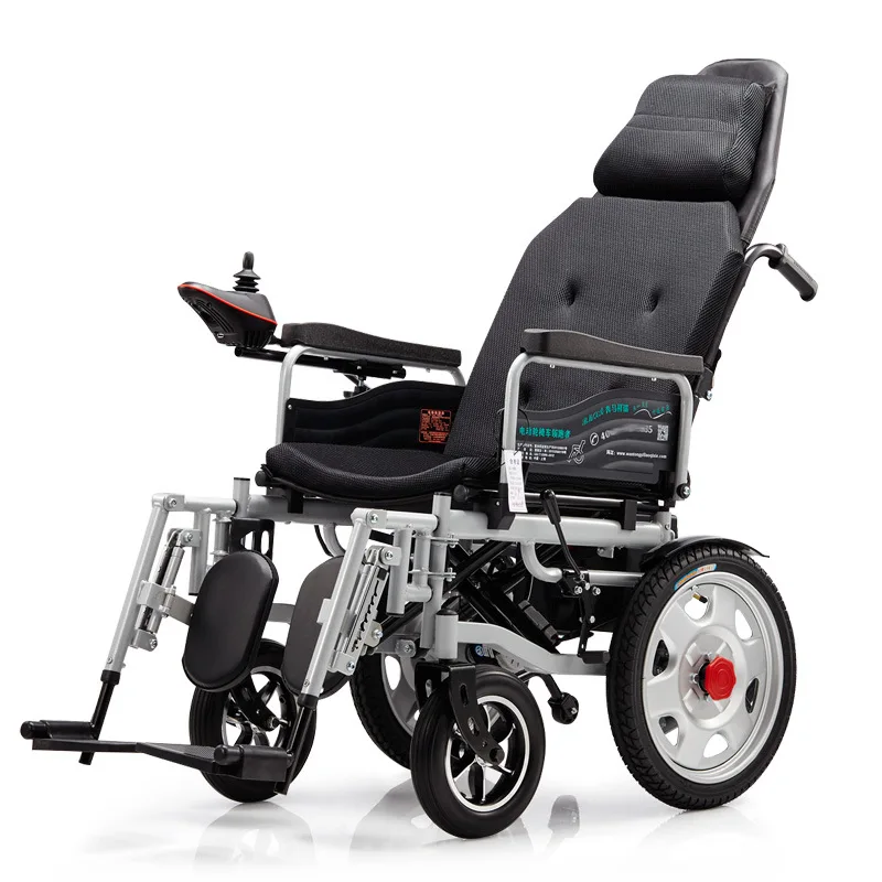cheap Latest Foldable Electric Wheelchai power wheelchair with front and back shock absorber