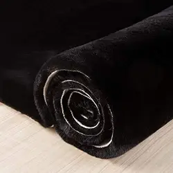 Factory Supply All sizes soft rabbit fur style fluffy Carpet faux sheepskin Floor rug for home bedroom area decoration