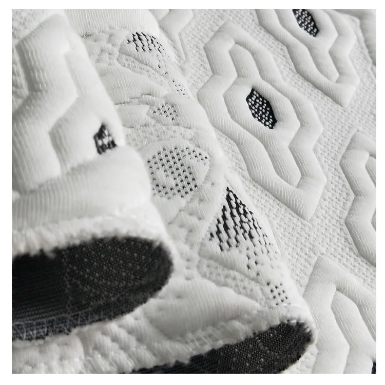 Factory Supply Home Decoration White Polyester Spandex Jacquard Fabric  For Home Textile