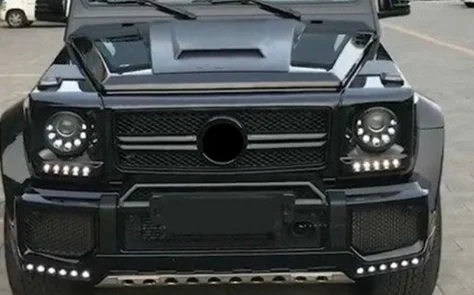 Черная светодиодная сигнальная лампа для Benz G-class W463 ходовой свет передняя