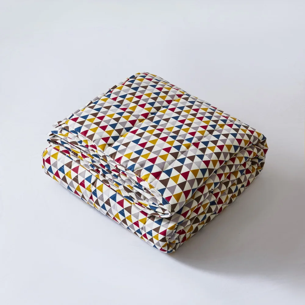 OEKO hot sale breathable cotton quilt 7lbs weighted blanket for kids adult