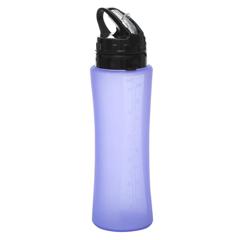  New 500ml outdoor cycling portable silicone sports drinking cup with