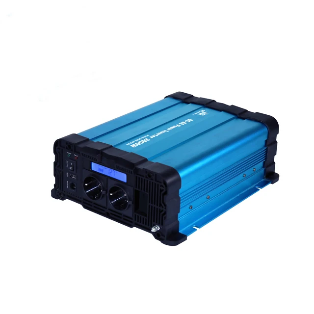 High efficiency DC to AC 220v 230v 240v 2000W Pure Sine Wave Solar Power Off Grid  Inverter for outdoor vehicle use