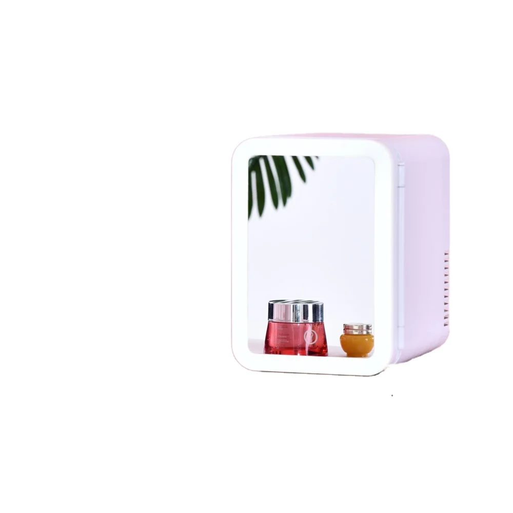 custom logo portable LED mirror skincare 5L 8L 10L 12L cosmetic mini car refrigerator mini fridge portable compressor cooler box