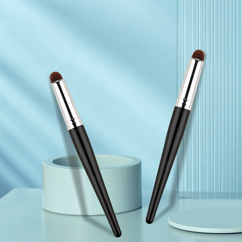 Wholesale Private Label Professional Single Thumb Concealer Goat Hair Makeup Beauty Tool Brush
