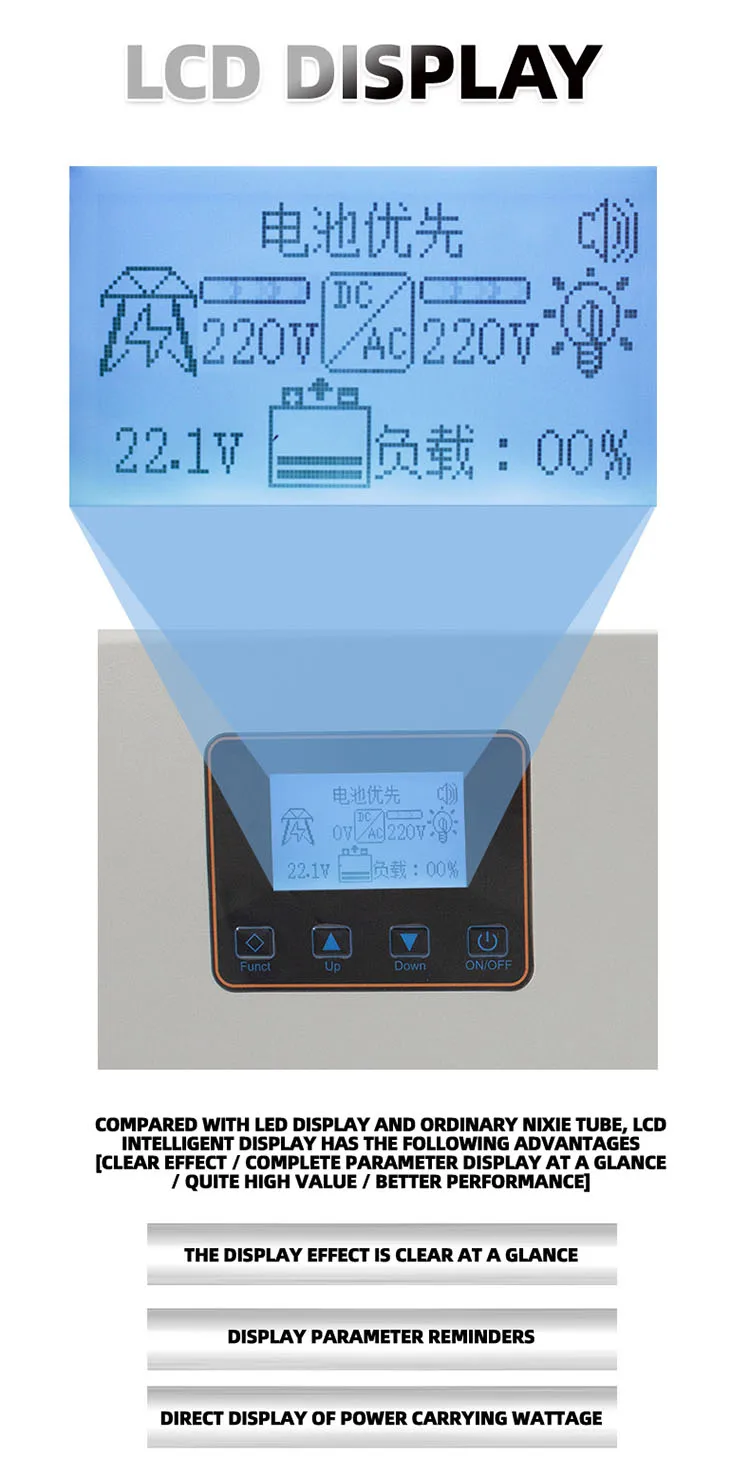 5000W solar off-grid power generation special power converter 48V to 220V power frequency pure sine wave inverter
