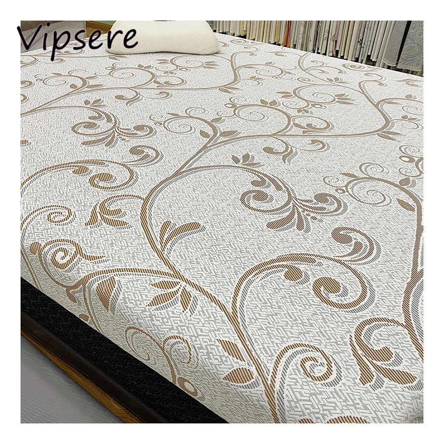 Wholesale customized anti-wrinkle knitted sofa mattress jacquard fabric