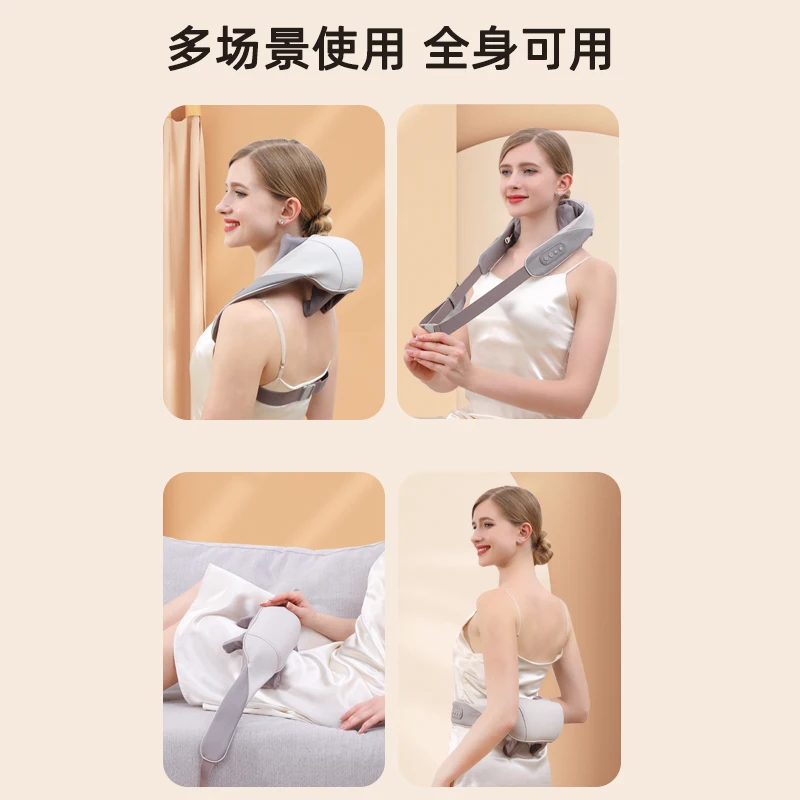 2024 New Factory OEM Smart Shiatsu Massager Other Massage Electric Knead Shoulder Back Neck Massager