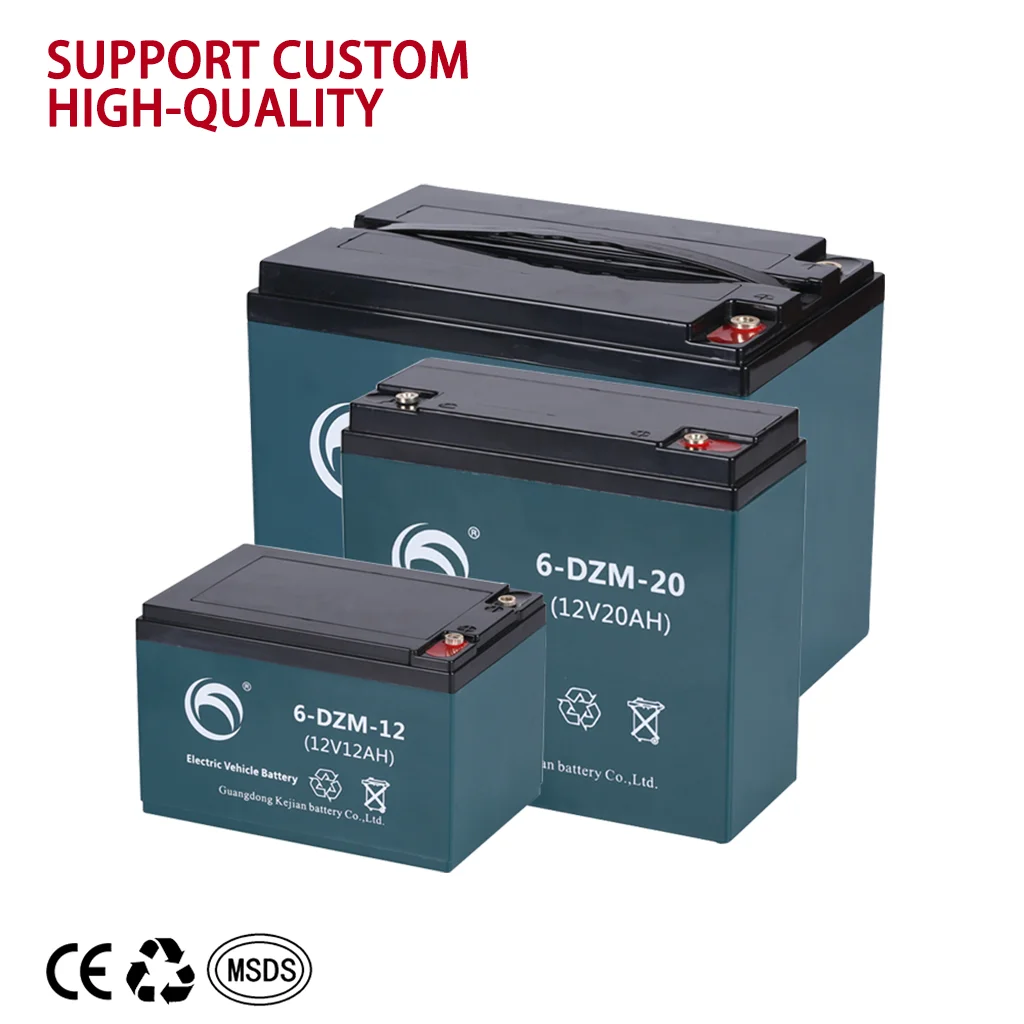 Custom 6-EVF-70 12 Volt 12V 70AH 4PCS Per Carton Moped Sealed AGM Electric Wheelchairs Bike Batteries Lead Acid Storage Battery