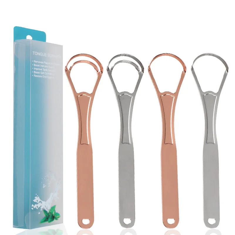 New Design Dual Edges Tongue  Cleaner Oral Hygiene for Adult