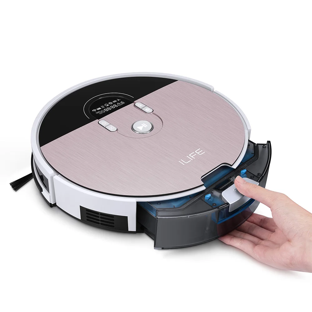 
hot selling robot stofzuiger intelligent cleaning cordless mop ilife x785 sweeping smart sweeper dry wet Robot Vacuum cleaner 