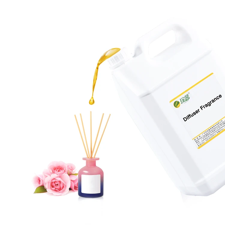 Custom Reed Base Luxury Fragrance Diffuser Carrier Oil Room Fragrance Rose Aromatherapy Oil Fragrance Perfume Scent Marketing