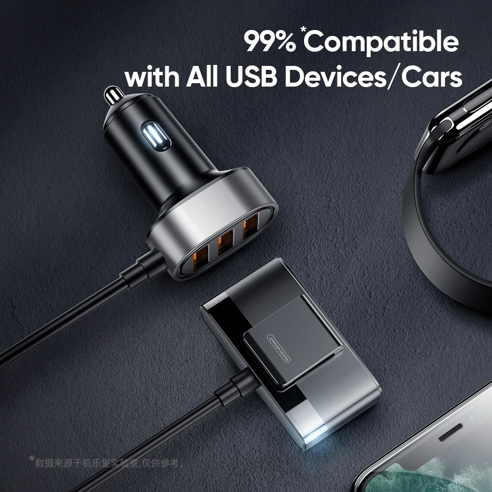  Высококачественное Автомобильное зарядное устройство Joyroom 5 в 1 с USB 30 Вт автомобильное несколькими портами портативное для мобильных телефонов/ноутбуков быстрая