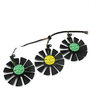 T129215SU T129215SM Graphics Card Fan Video Card Cooler Fan Cooling Fan for ASUS Strix GTX 1060 1070 1080