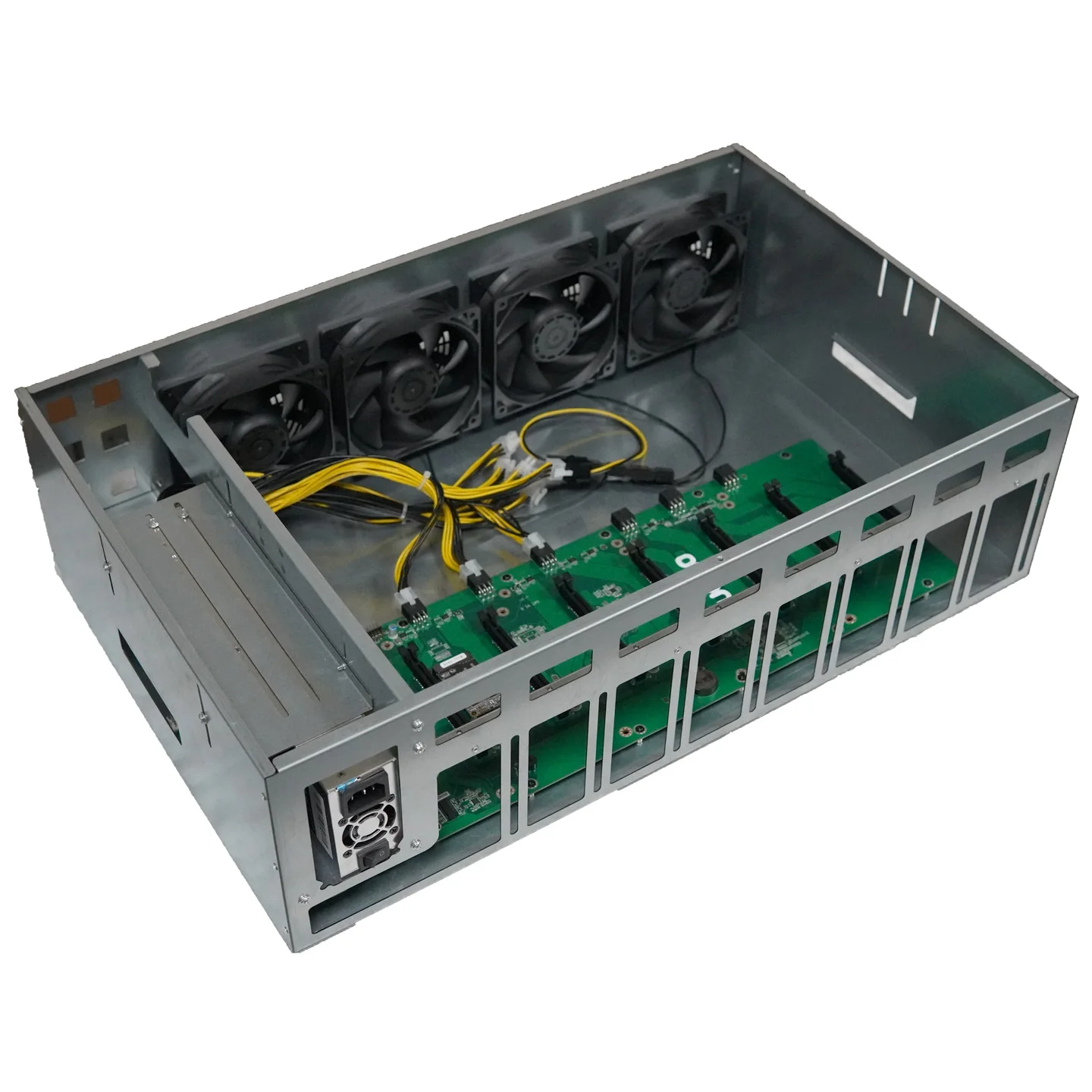 С оперативной памятью/PSU/SSD рама Rig чехол 8 GPU графика под открытым небом Gpu Серверная материнская