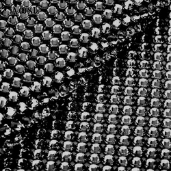 AOSU 24*40cm Diamond Strass Fabric Sheet Applique Crystal AB Self Adhesive Glass Rhinestone Trim Mesh For Clothes