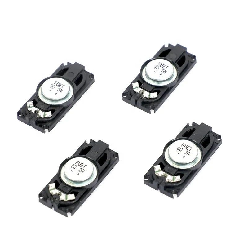 FUET Acoustic Audio Speaker Rectangular 35 * 16 MM 8 Ohm 2W Full Range Miniature Full Range Mylar Speaker for Electronic Project