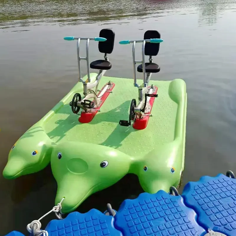 Factory price inflatable aquatic bikes water sea pedal bikes