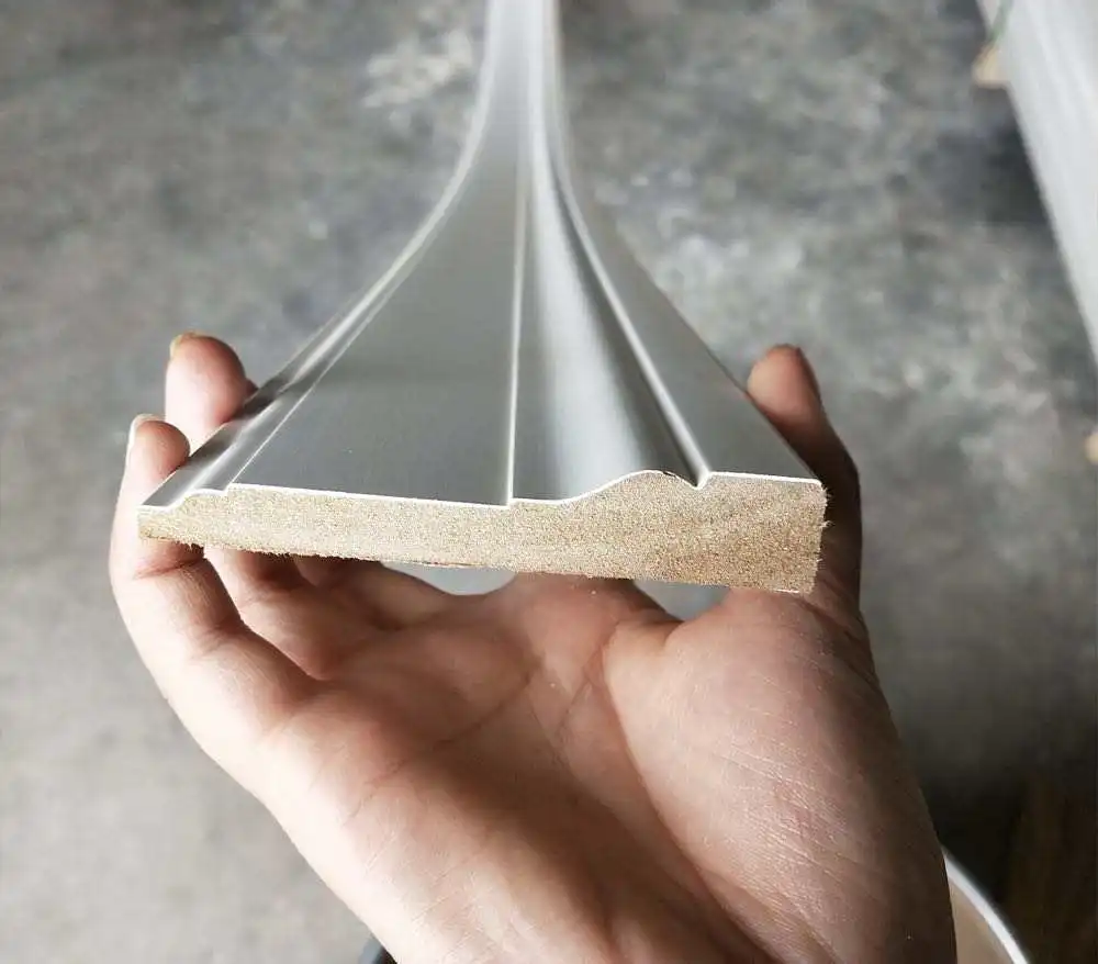 DBDMC декоративный материал чулок HDF/MDF/дерево/PS/PU Корона/карниз/плинтус/отделка/Молдинг обуви