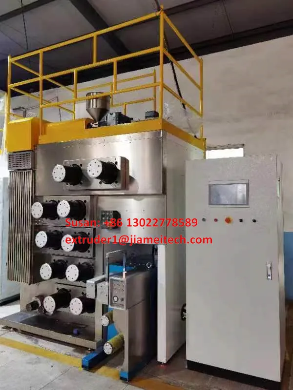 medical pga polylactic acid surgical sutures yarn thread spinning machine