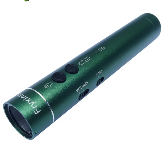 High Quality Professional Training Aluminium Alloy 3 Tones Rechargeable Electronic Whistles with Flashlight