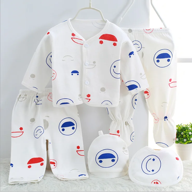 
Comfortable baby clothes sets 5pcs baby clothing suits new born baby clothes sets 