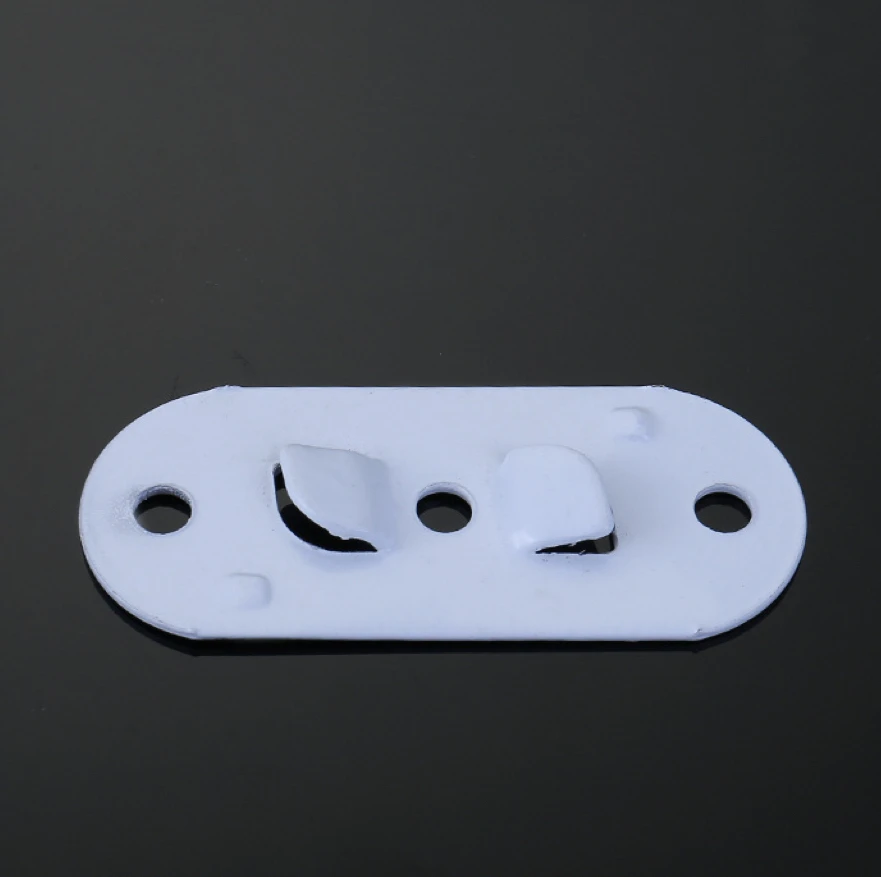 Motorized Curtain Accessories Rail Catch Lock For Rails Metal Silver for Track Transmission Case End Stop Screw Connection Part