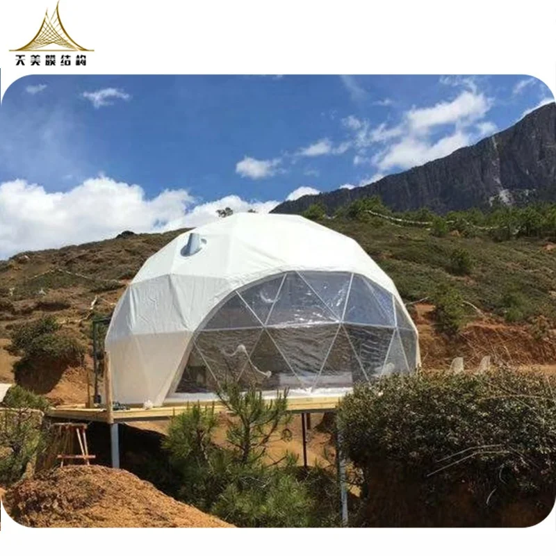 6-8 person dome tent domo geodesico tenda glamping 7 meters geodome