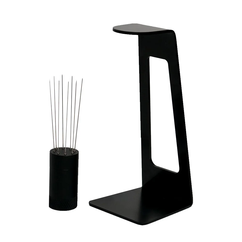 Factory Sale Wdt Coffee Stirrer Stainless Steel Wood Handle Coffee Stirrer Barista Tool Wdt Needle Coffee Stirrer Distributor