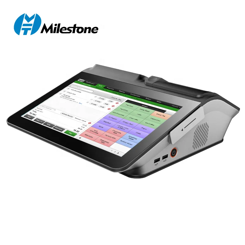 MHT-D1 Touch 11.6 inch all in one touch screen pos terminal with in-built printer restaurant pos terminal