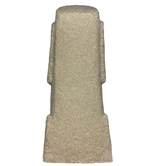 Resin natural sandstone exterior Easter Island head statue for outdoor decoration