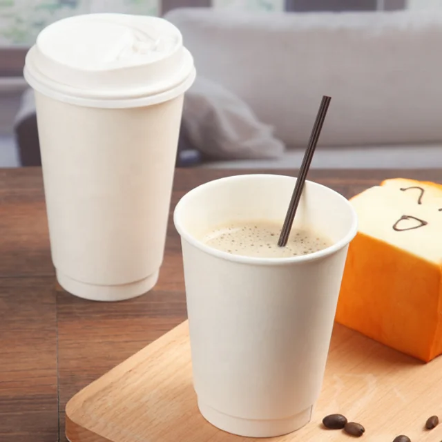 Biodegradable Eco-friendly 22oz Double Wall Hot Drink Coffee Paper Cup With Logo