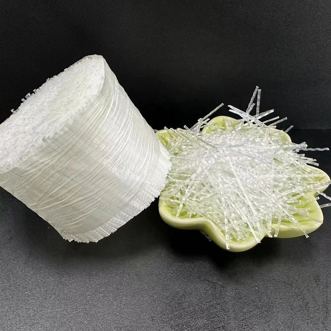 Civil Engineering Additive PP Macro Fiber Wave Form 24-60mm For Cement Reinforcement And Anti-Carcking