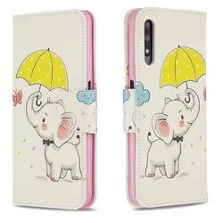 3D Painted Phone Cases For Honor 9X Pro Cover Magnetic Wallet Flip Leather Phone Bag For Huawei Honor 9 X 9xpro Coque