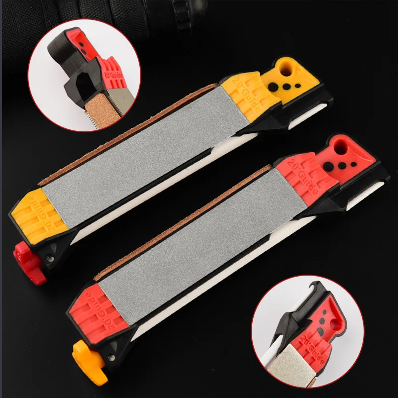 SN86 Outdoor Multifunctional Knife Sharpener Double-sided Portable Knife Sharpener for Sharpening Scissors and Kitchen Knives