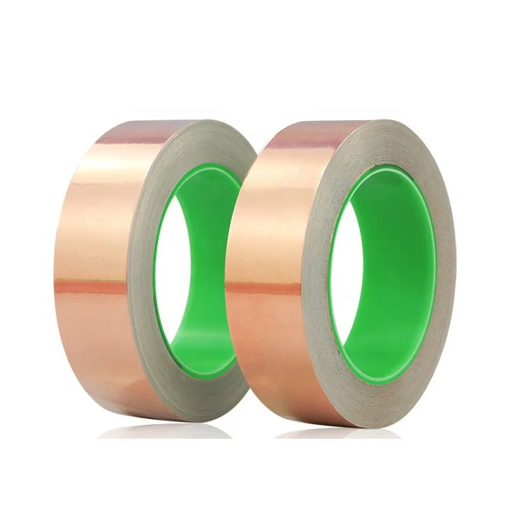 Factory Trade EMI and RF Shielding, Paper Circuits Double-sided Conductive Copper Foil Tape for Stained Glass