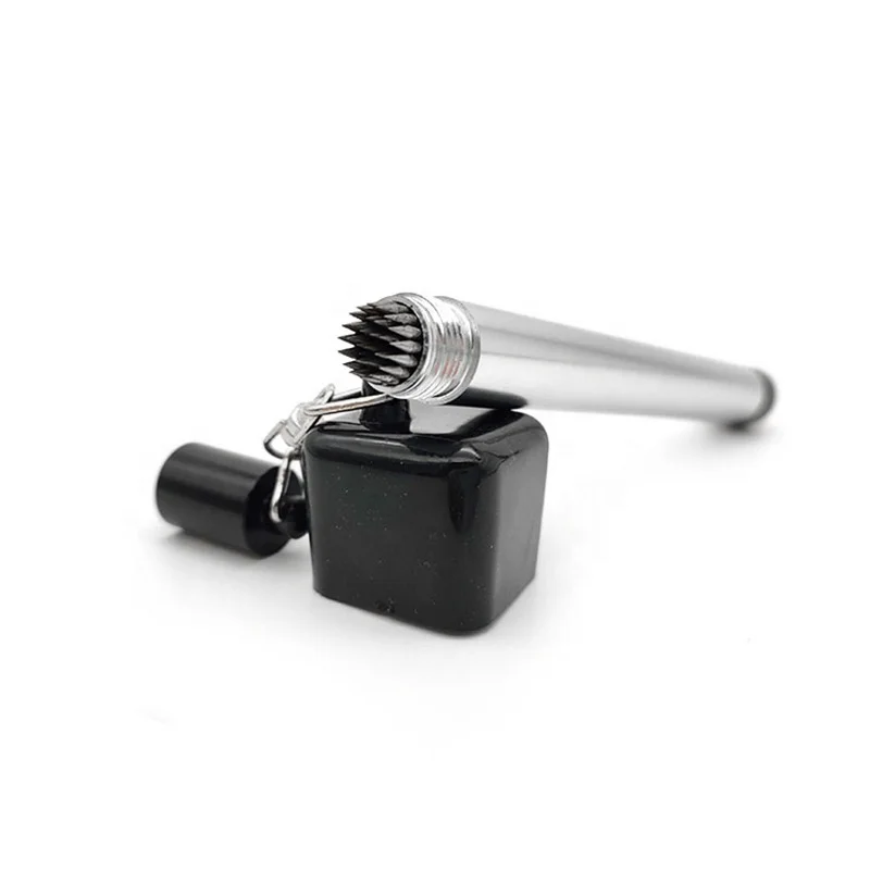 Snooker & Billiard Accessory Metal Pen Shape Cue Tip Shaper Needle Trimmer with Chalk Holder