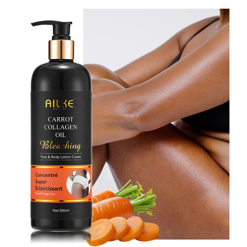 Ailke Custom Made Luxury For Dark Skin Care Organic Whitening Body Lotion Bleaching Face Cream & Lotion (new)