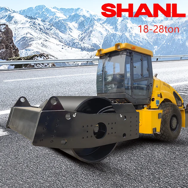 New 20Ton 22Ton 23Ton  Heavy-duty Road Roller  LTD723H Articulated Three-drum Static Roller High Efficiency Best-selling