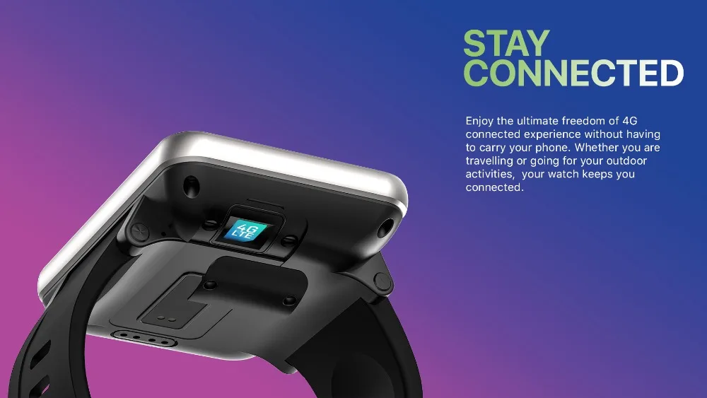 DM100 touch screen control wristband 3G talking MTK6739 16GB RAM adult children smartwatch