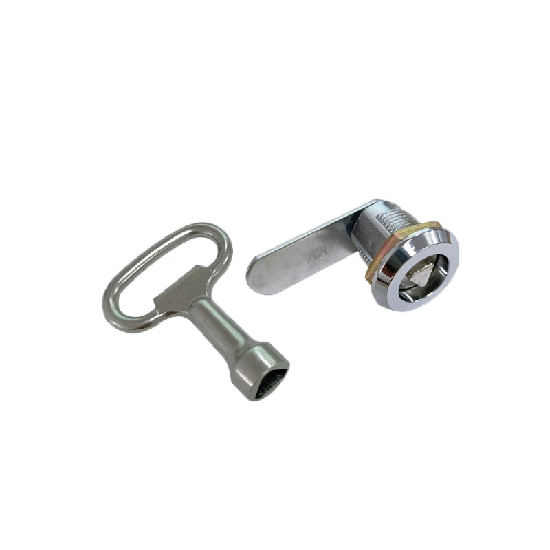 MS705-16-20 Elevator Door Lock Small Triangle Outdoor Distribution Cabinet with Zinc Alloy Tongue & Key Lock Core