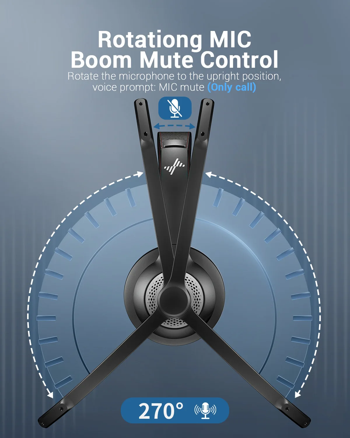 Factory OEM NUBWO EH03 Wireless Headset Office Call Center ENC Headset Noise Cancelling with Adapter