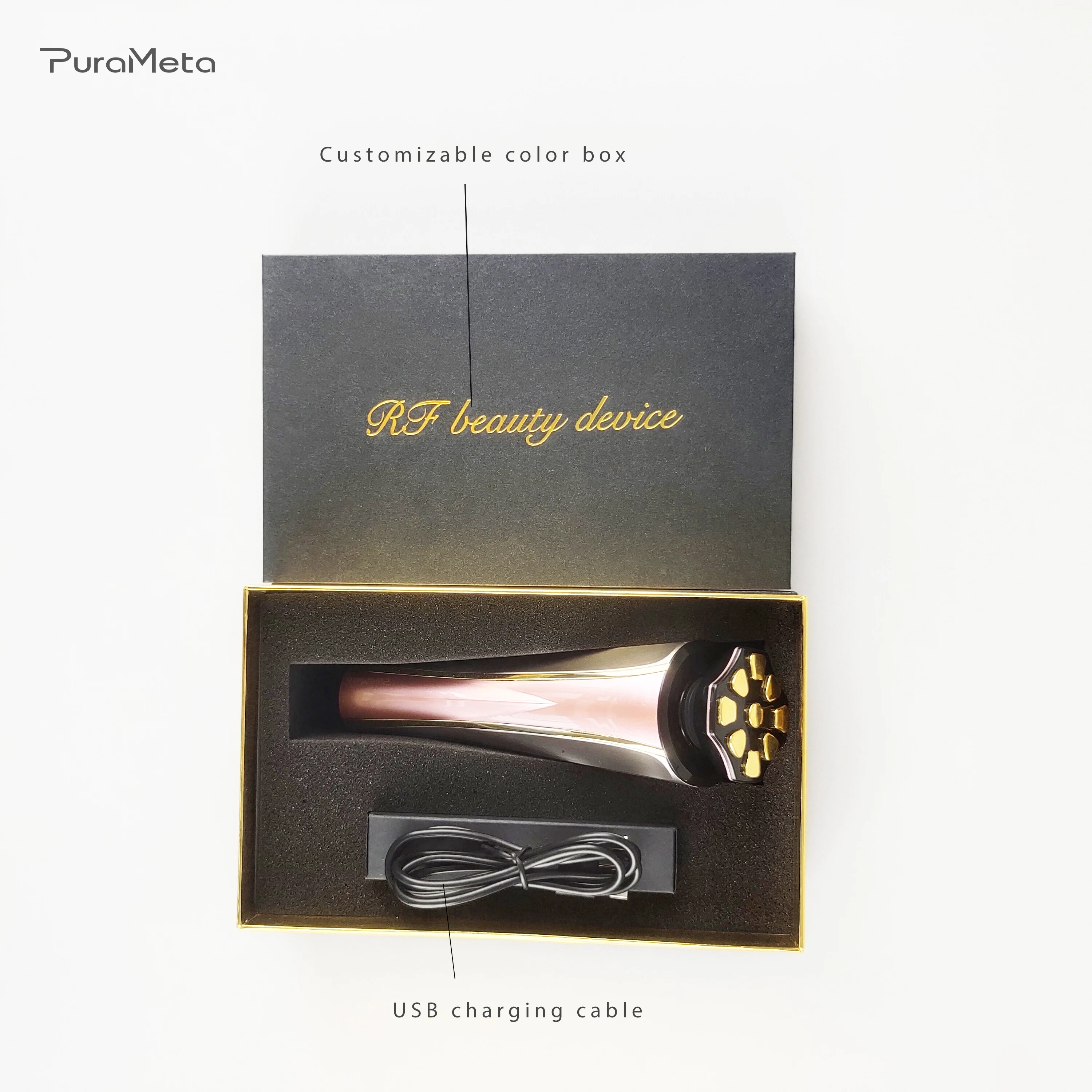 Home RF EMS MU Pulse LED Treatment Facial Beauty Equipment Anti Aging Eye Bags Device For Skin Whitening And Wrinkle Removal