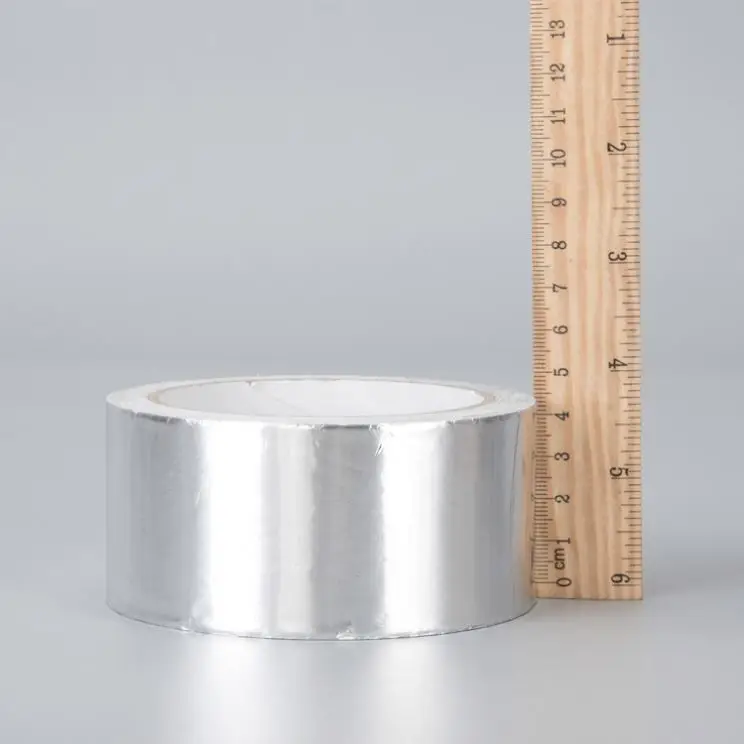 Silver Aluminium Foil Mylar 50Mm Aluminum Metallic Exhaust Repair Tape