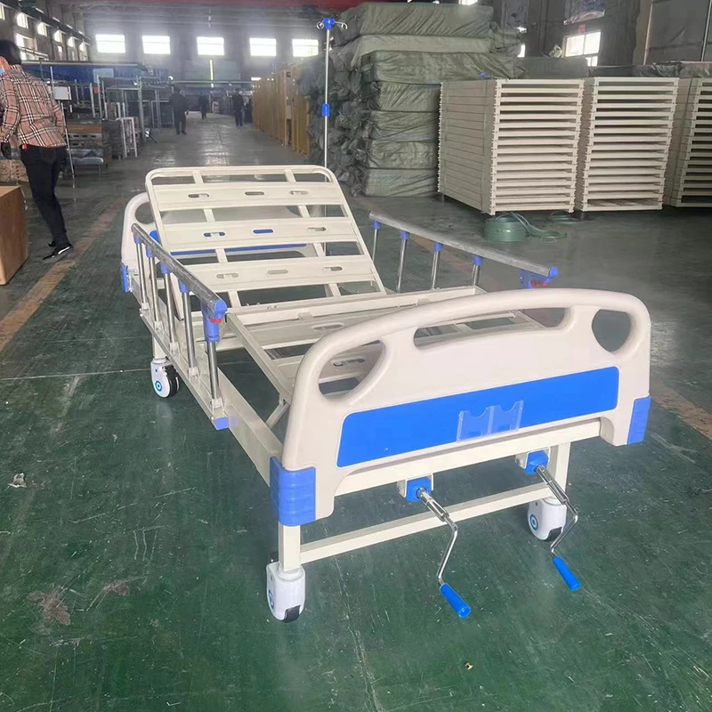Hospital Medical Patient Nursing Care Bed General Hospital Bed 2 crank 2 function hospital bed low price