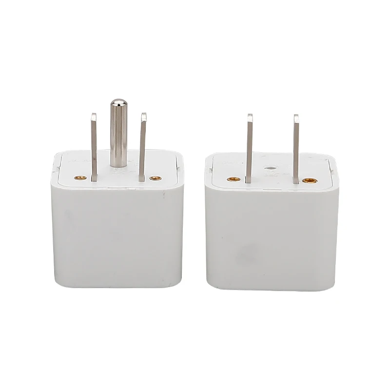Wholesale white copper America Plug Adapter Power Converter, USA Travel Plug Outlet Adaptor USA to Universal Socket